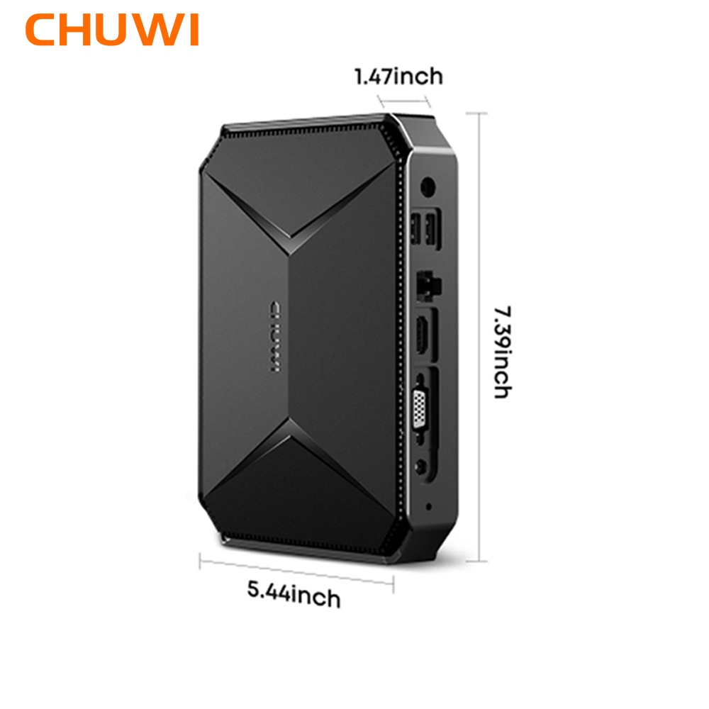 ﹉CHUWI Herobox Mini Desktop PC Intel Celeron J4125 Quad Core Four Threaded  8GB+256GB SSD 2.4g 5g Wi-