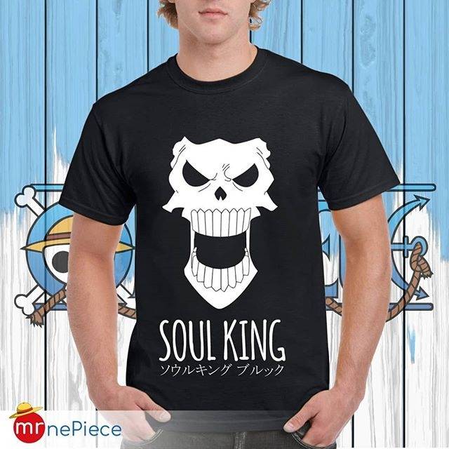 Anime One Piece Soul King Brook T-shirt (opa4brook0001) | Shopee