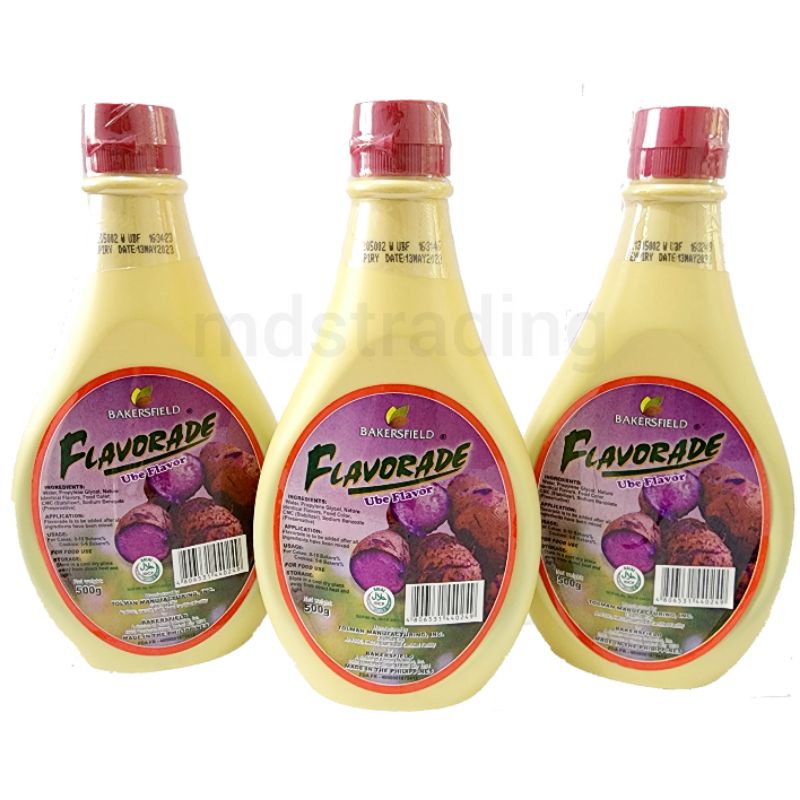 Flavorade Ube 500ml Purple Yam Bakersfield Flavocol Flavoring Shopee