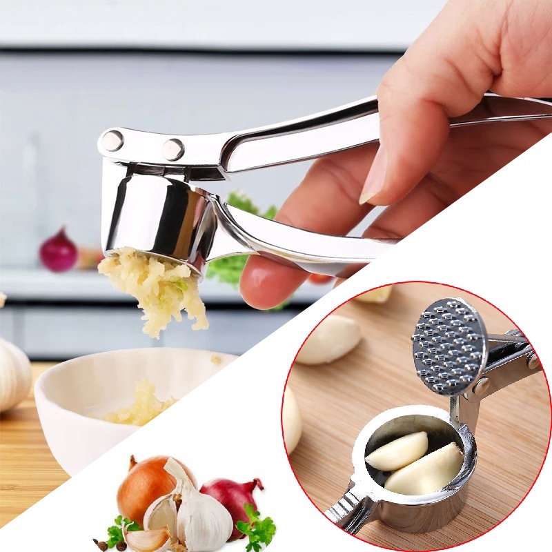 Imitating Stainless Steel Garlic Press Crusher Kitchen Cooking