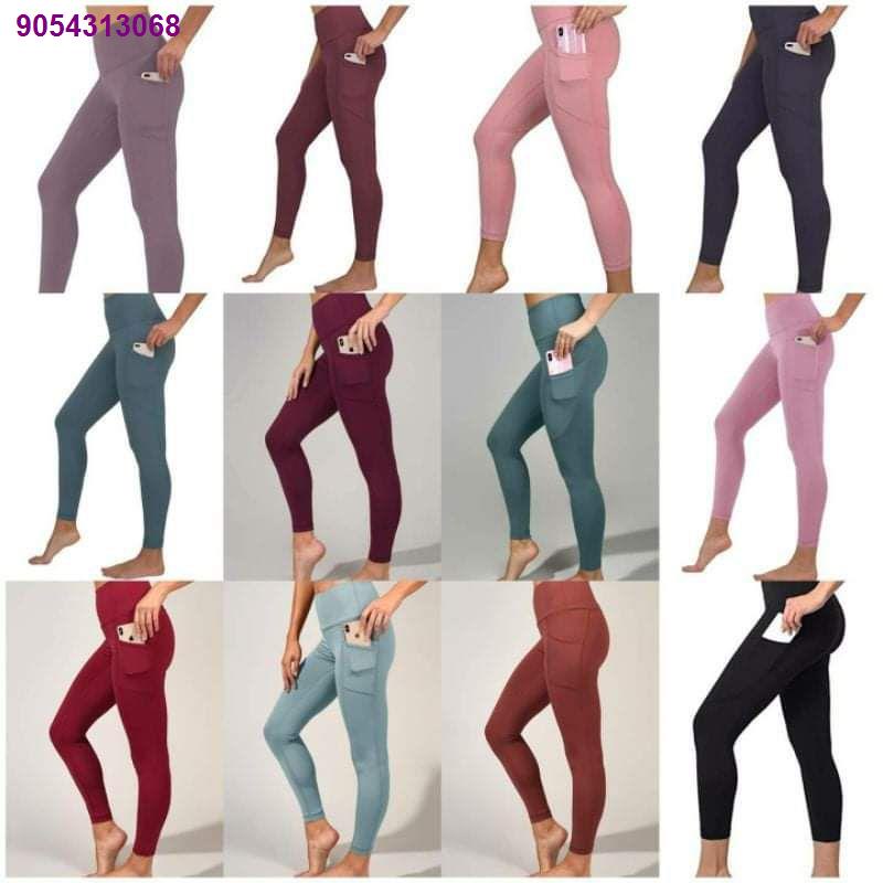 IOO11.29∋YOGALICIOUS LUX 12 Colors Compression Full-Length High Waist  Leggings - OVERRUNS [S, M, L