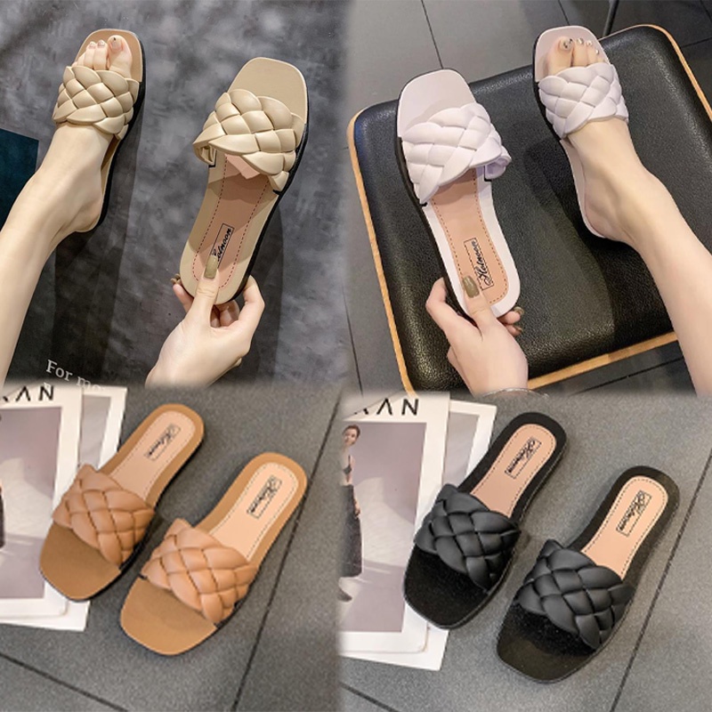 Korean Fashion Ladies Casual Flat Sandals for Women | Shopee Philippines