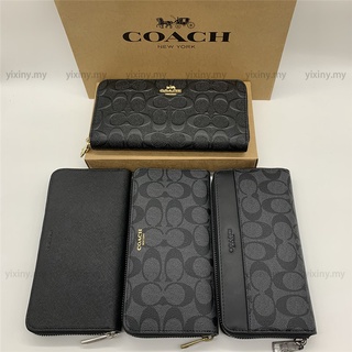 genuine leather coach men wallet - Best Prices and Online Promos - Apr 2023  | Shopee Philippines