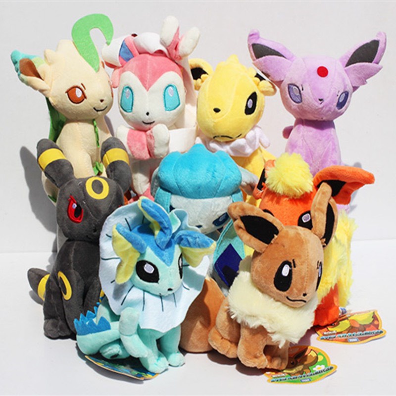 Pokemon Eevee 9 Evolution System Teddy Bear | Shopee Philippines