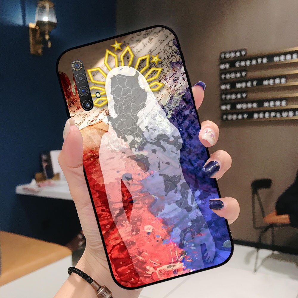 Philippine flag Phone Case for Realme X50 6i Pro X XT X2 Anti-fall back  cover
