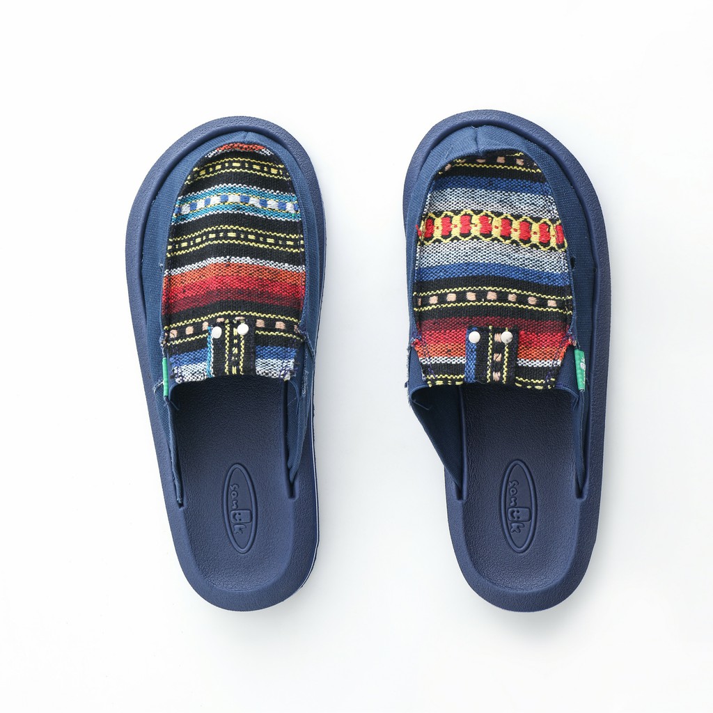 Sanuk Half Shoes For Men multicolour pattern Hot
