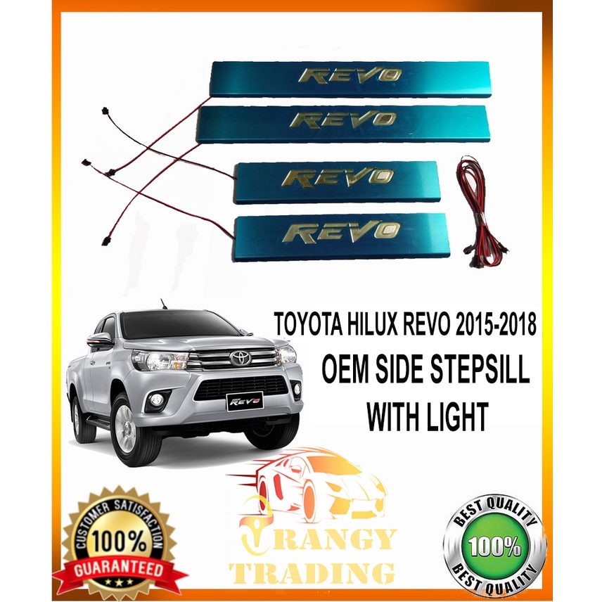 Toyota Hilux Revo 2015 to 2018 OEM Side Stepsill / Door Step Sill ...