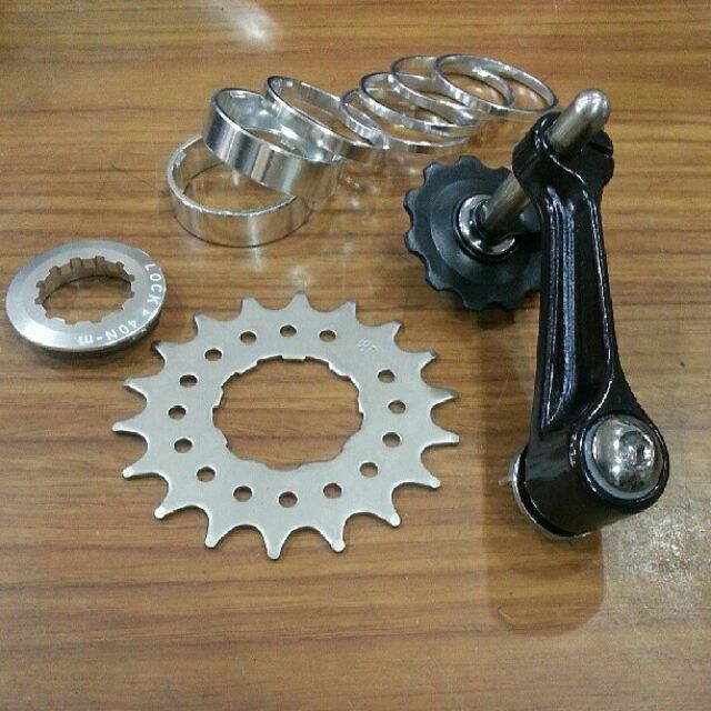Single speed conversion kit w 18T sprocket Made in Taiwan Shopee Philippines