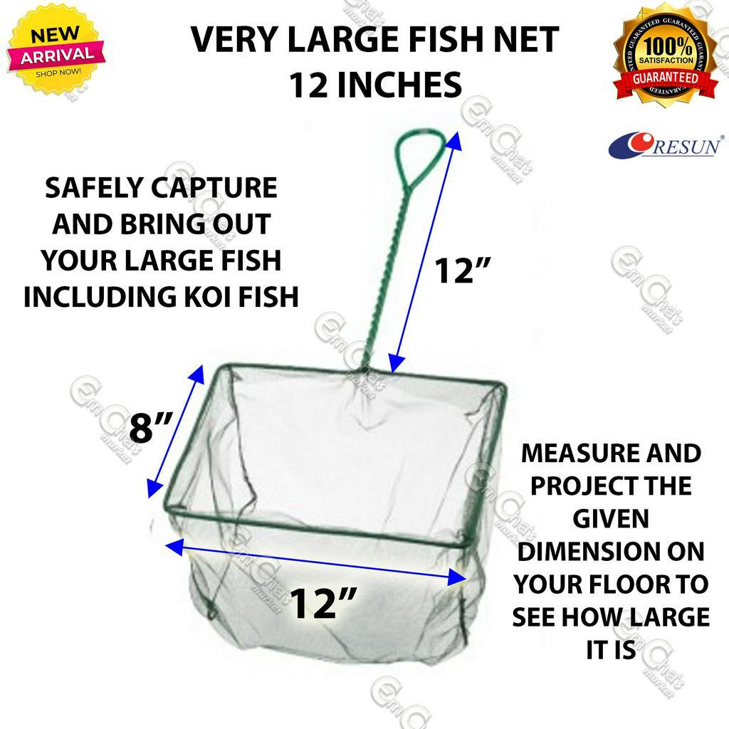 Large 8 Inches Fish Net (Acc) Aquarium Fish Catcher