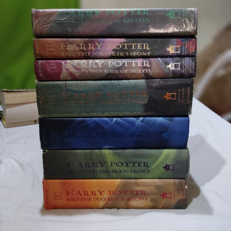 Harry Potter Box Set 7 Books by J. K. Rowling Scholastic Hardcover 100 Genuine Original Shopee Philippines