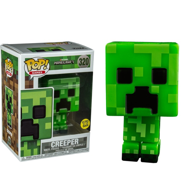 Funko Pop! Games Minecraft Creeper (Glow) FYE Exclusive Figure