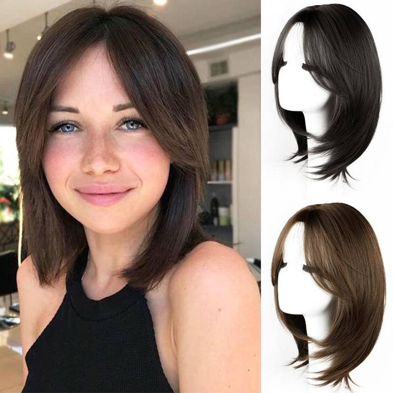 Chemical Fiber Short Middle Split Headgear European Beauty Fashion No ...