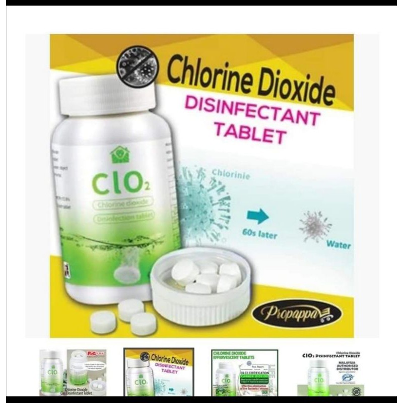 CLO2 CHLORINE DIOXIDE DISINFECTION TABLET Shopee Philippines
