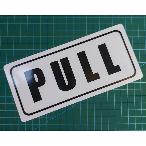 PULL PUSH PVC SIGNBOARD | Shopee Philippines