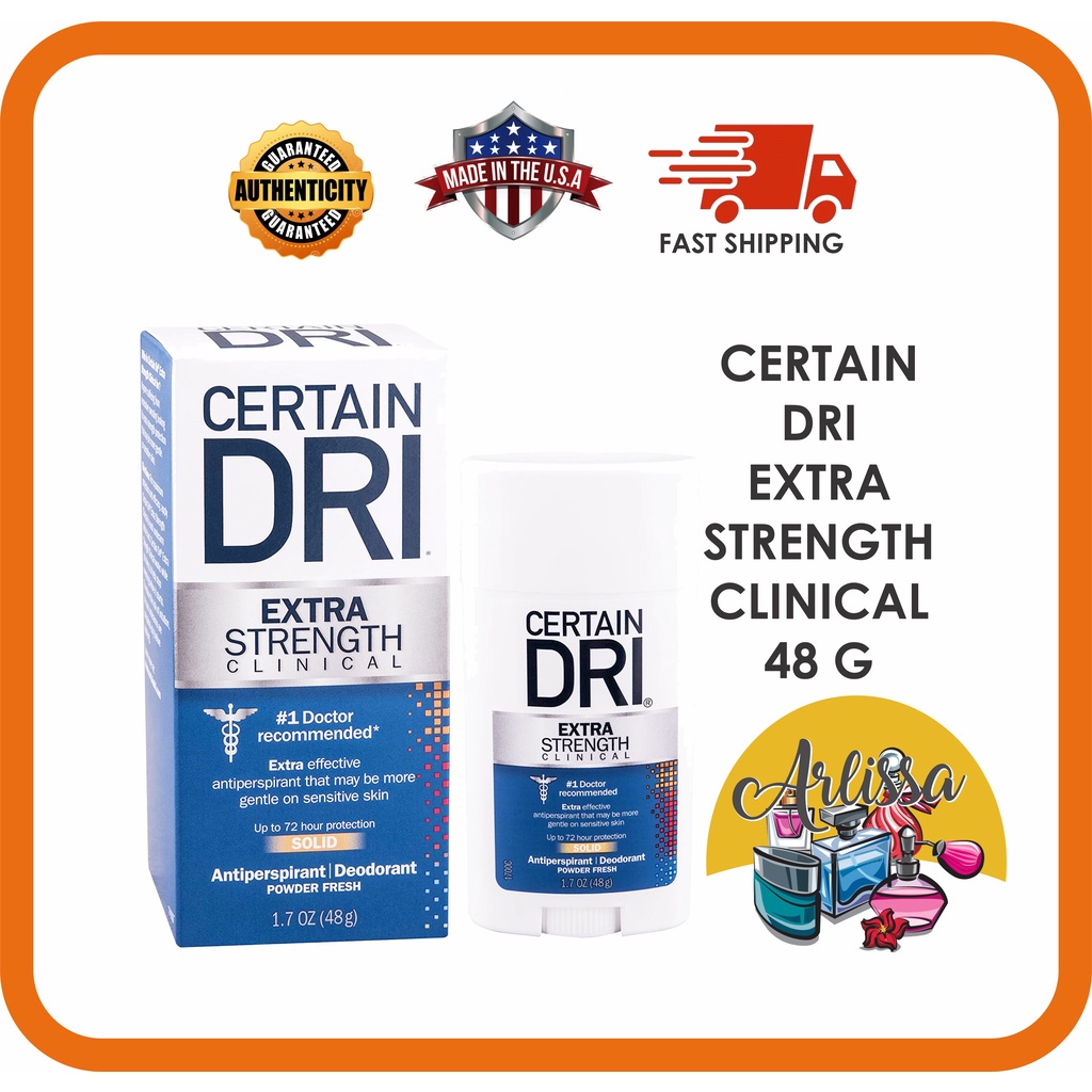 Certain Dri Extra Strength Antiperspirant (Solid) Shopee Philippines