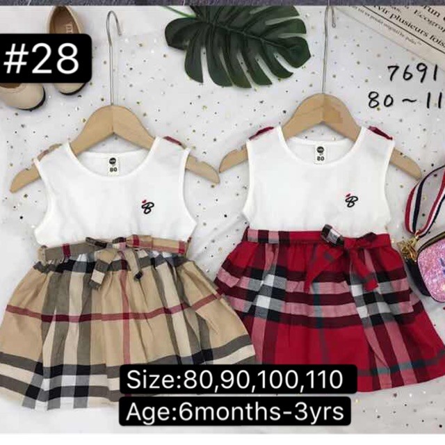 Burberry dress hotsell 12 months