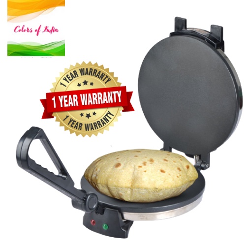 [1 Year Warranty] Stainless Steel Automatic 20CM Roti Maker Non Stick ...