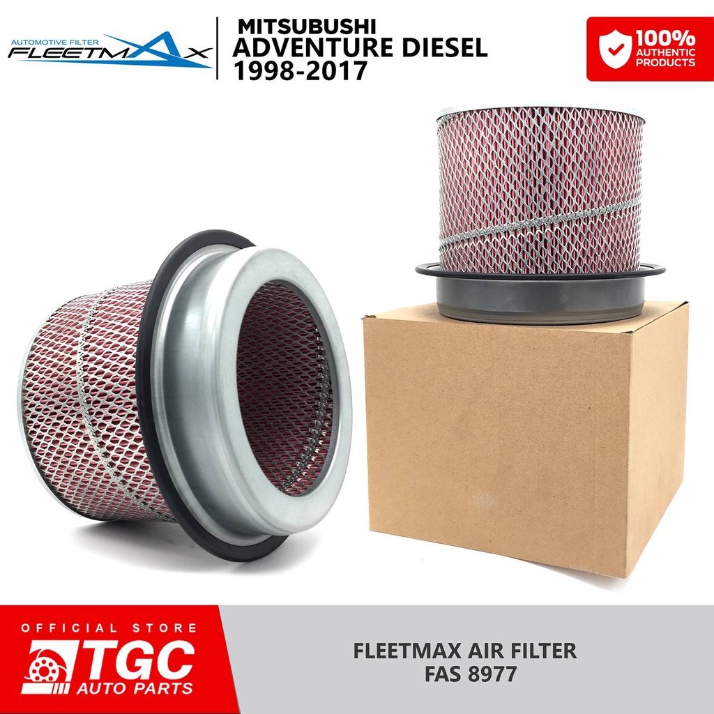 Fleetmax Air Filter/Cleaner Mitshubishi Adventure Diesel 1998-2017 FAS ...