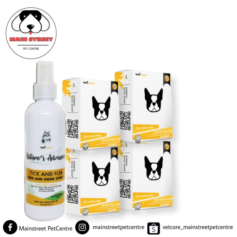 vet core tick and flea spray veTcore+ TICK AND FLEAS SPRAY WITH HERBAL