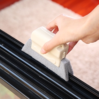 New Portable Window Groove Cleaning Cloth Clean Brush Windows Slot