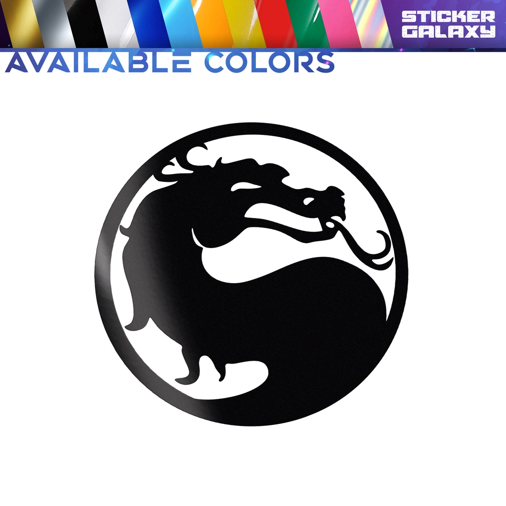 Mortal Kombat WATERPROOF STICKER vinyl decal for pc, laptop, car, motor ...