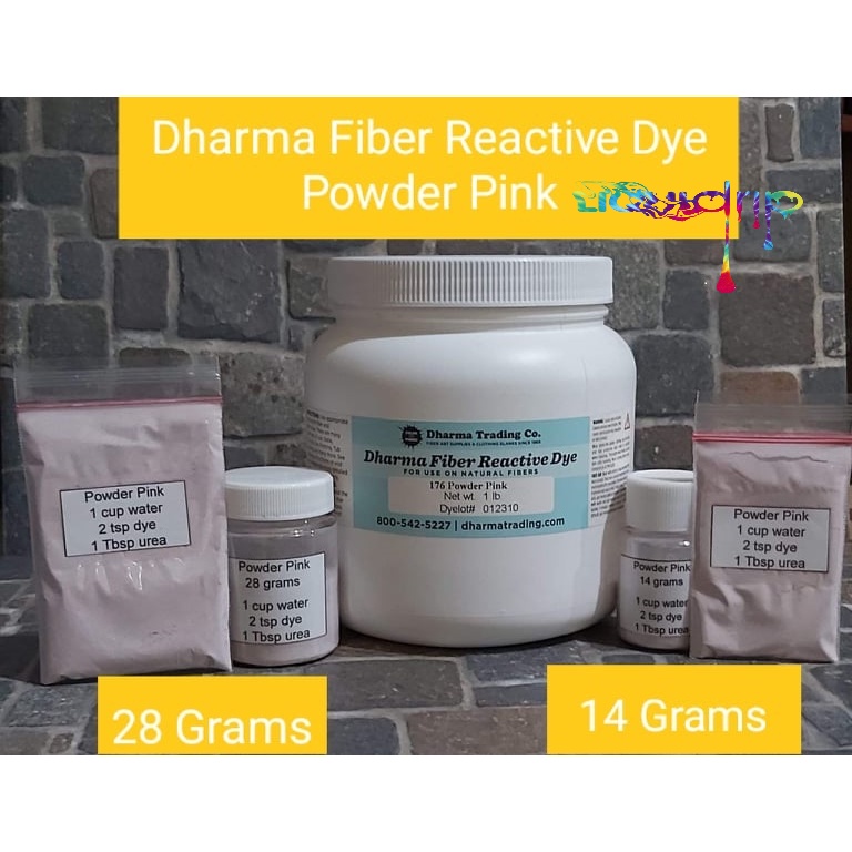 Colorant Réactif Procion Dharma - 50g, Teinture Fibre Réactive, Couleurs A à K