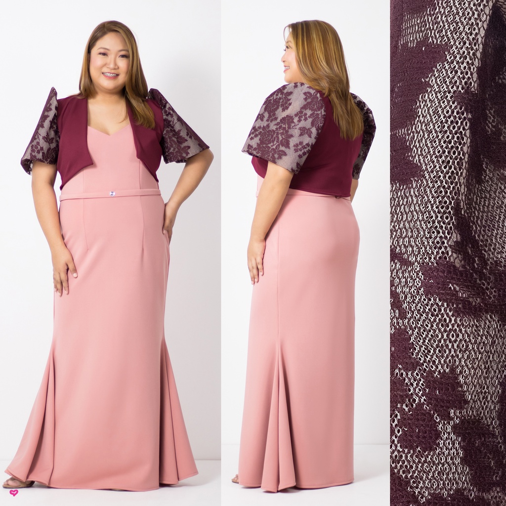 Plus size filipiniana gowns best sale