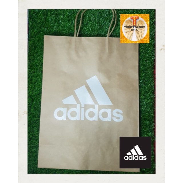 1 Piece Authentic Adidas Paper Bag [ 10.5 inches x 14 inches ] | Shopee  Philippines