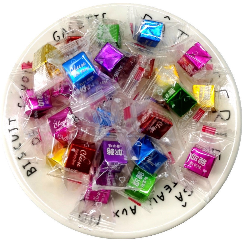 Cheese Cube Sugar Tablet Candy Individually Packaged Bulk Cargo5Jin