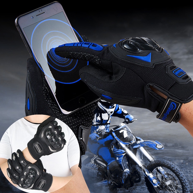 Riding Gloves V2 Anti-slip Anti-fall Racing Knight Gloves Touchscreen ...