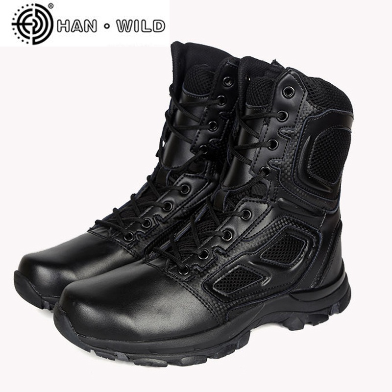 Men's Military Boot Combat Mens Ankle Boot 2021 Motocycle Boots