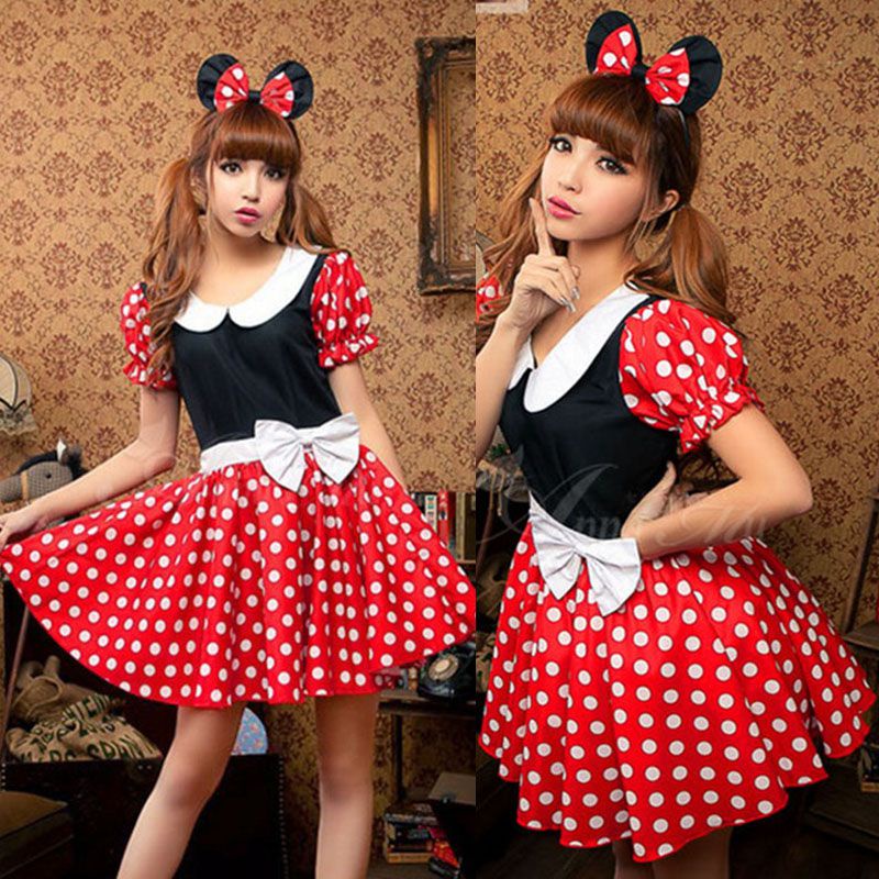 Mickey minnie mouse fancy dress costumes adults best sale