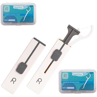 Dental Floss Picks Dispenser,Pop-Up Floss Holder Hygiene and Organized ...