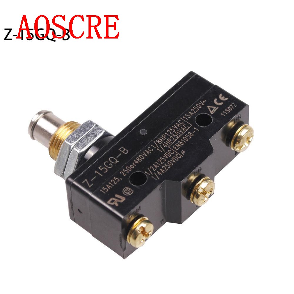 Plunger Z-15GQ-B Push Button Momentary Micro Limit Switch SPDT 16A pxc ...