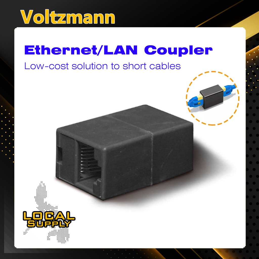 Network LAN Extender Coupler RJ45 Adapter Female to Female