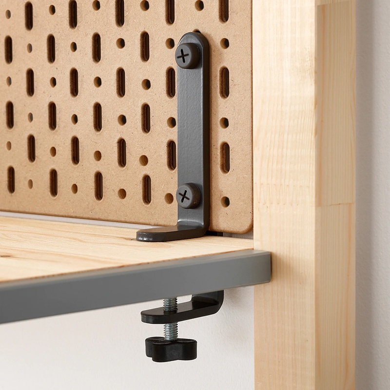 Pegboard,DIY Peg Board Desk Organizer,Wall Shelf No Drill,Home Decor