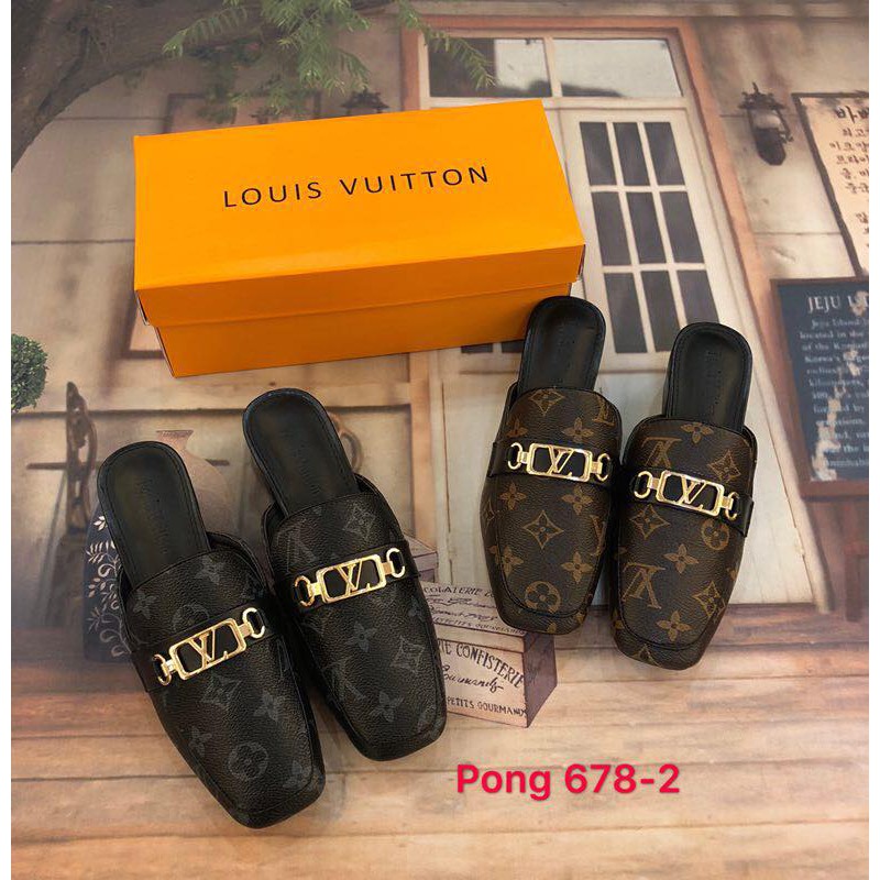 Louis vuitton hot sale half shoes