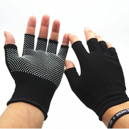 Onhand! Sports Gloves Anti Slip Fingerless Gloves Grip Sticky Shopee