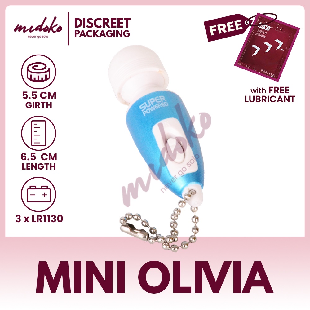 Midoko Mini Cute Keychain Discreet Bullet Vibrator for Women Fairy Wand Sex  Toys for Girls Blue | Shopee Philippines