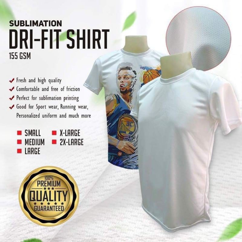 Dri fit cheap shirt sublimation