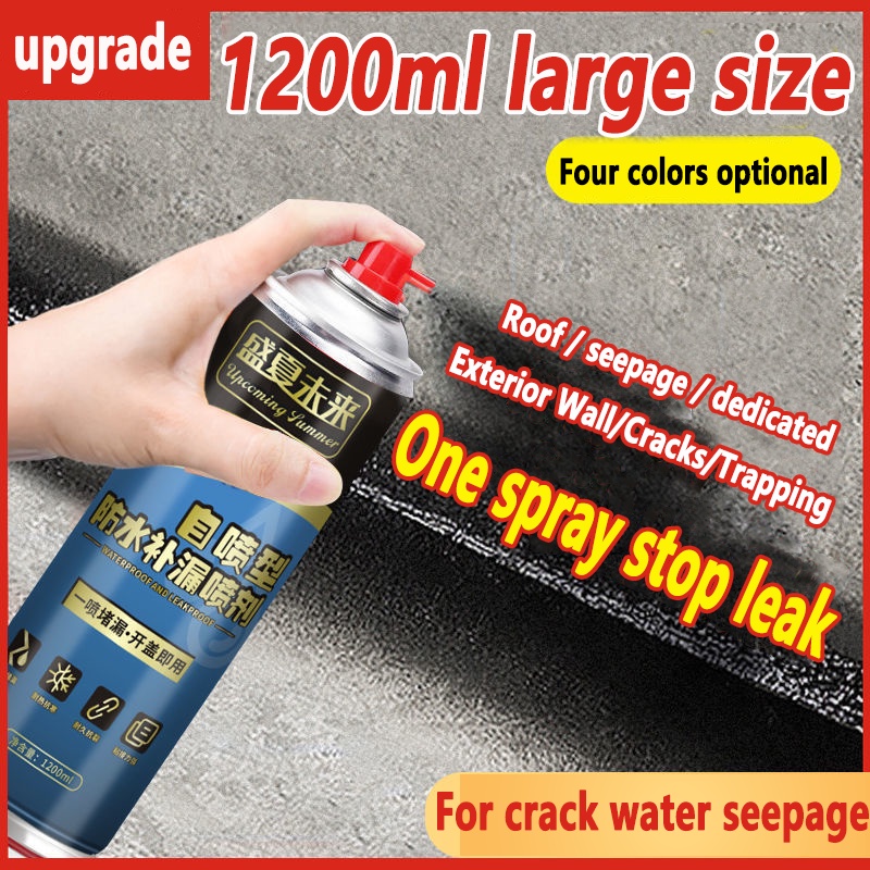 WaterProof Leak Repair Spray sealant spray Leak Repair Roof Sealant 1200ml High capacity