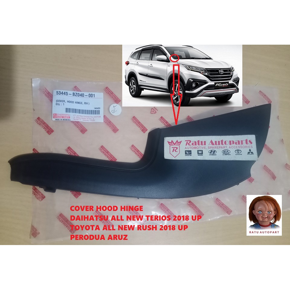 mesin-hood-cover-hinge-cowl-side-hood-new-rush-terios-perodua-aruz-2018