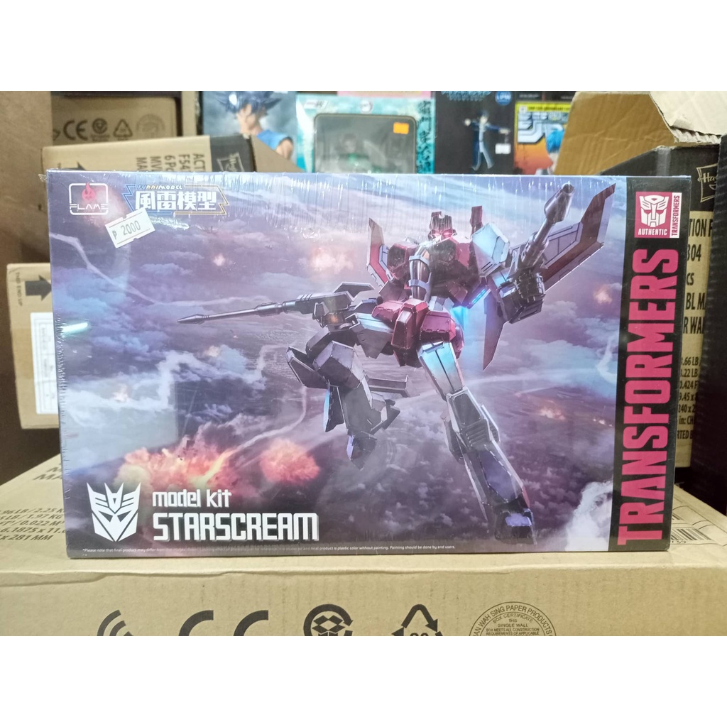 FlameToys Furai Model Transformers Starscream | Shopee Philippines