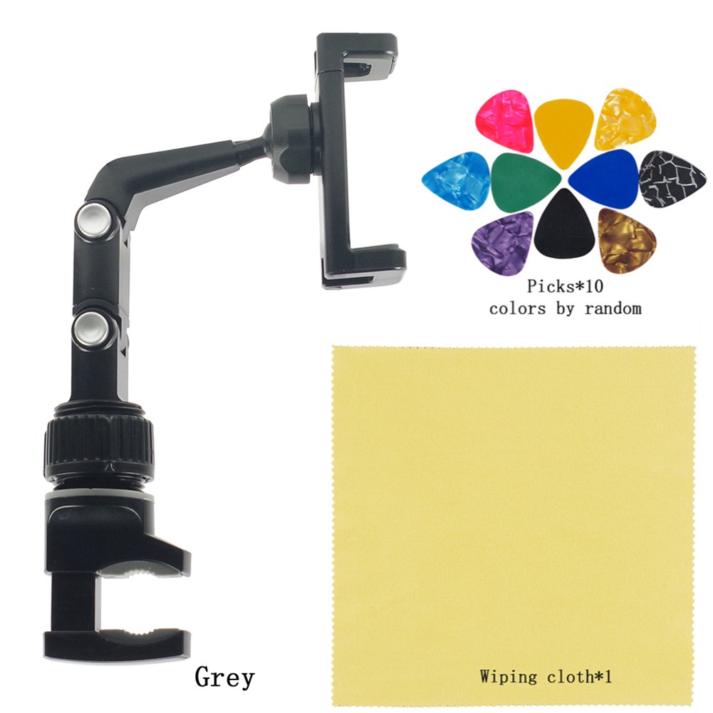 Universal Microphone Stand Live Mobile Phone Stand Kit Clip Music Stand