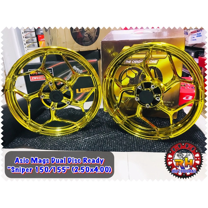 ASIO Mags Dual Disc Ready for Sniper 150/155 (2.50x4.00) | Shopee ...