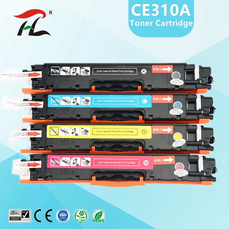 Compatible Toner Cartridge CE310A 310a ce310 CE311A CE312A CE313A for ...