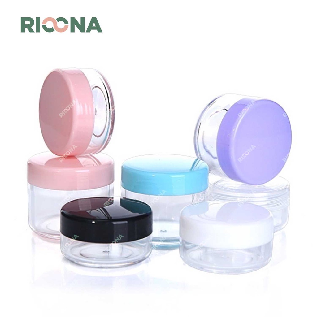 Pot Jar 10gr Acrylic Round Refill Container Pot Jar Cream | Shopee ...