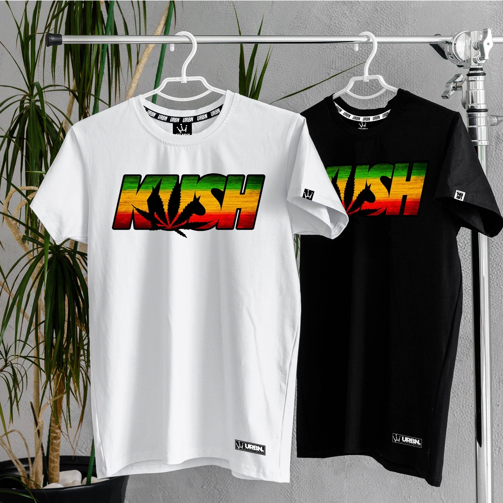 KUSH Reggae Oversized Streetwear Shirt DTF Print Pro Club Tee