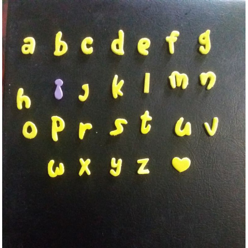 Letters and numbers made of sponge/stick alphabet letters/sponge ...
