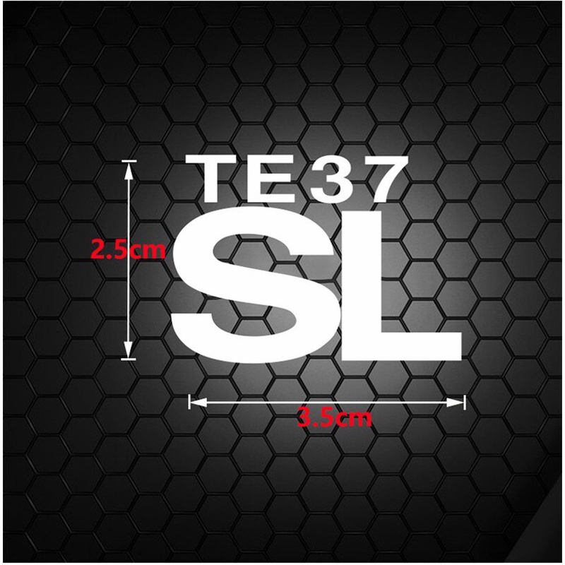 4pcs Volk Racing TE37 SL Wheel Spoke Stickers Waterproof Car Rims ...